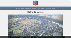 Desktop Screenshot of mairie-mauzac.fr