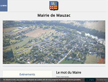 Tablet Screenshot of mairie-mauzac.fr
